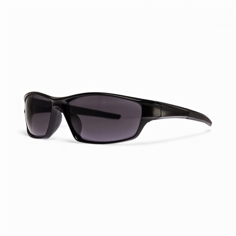 ASOS AJ Morgan black retro wraparound matrix sunglasses